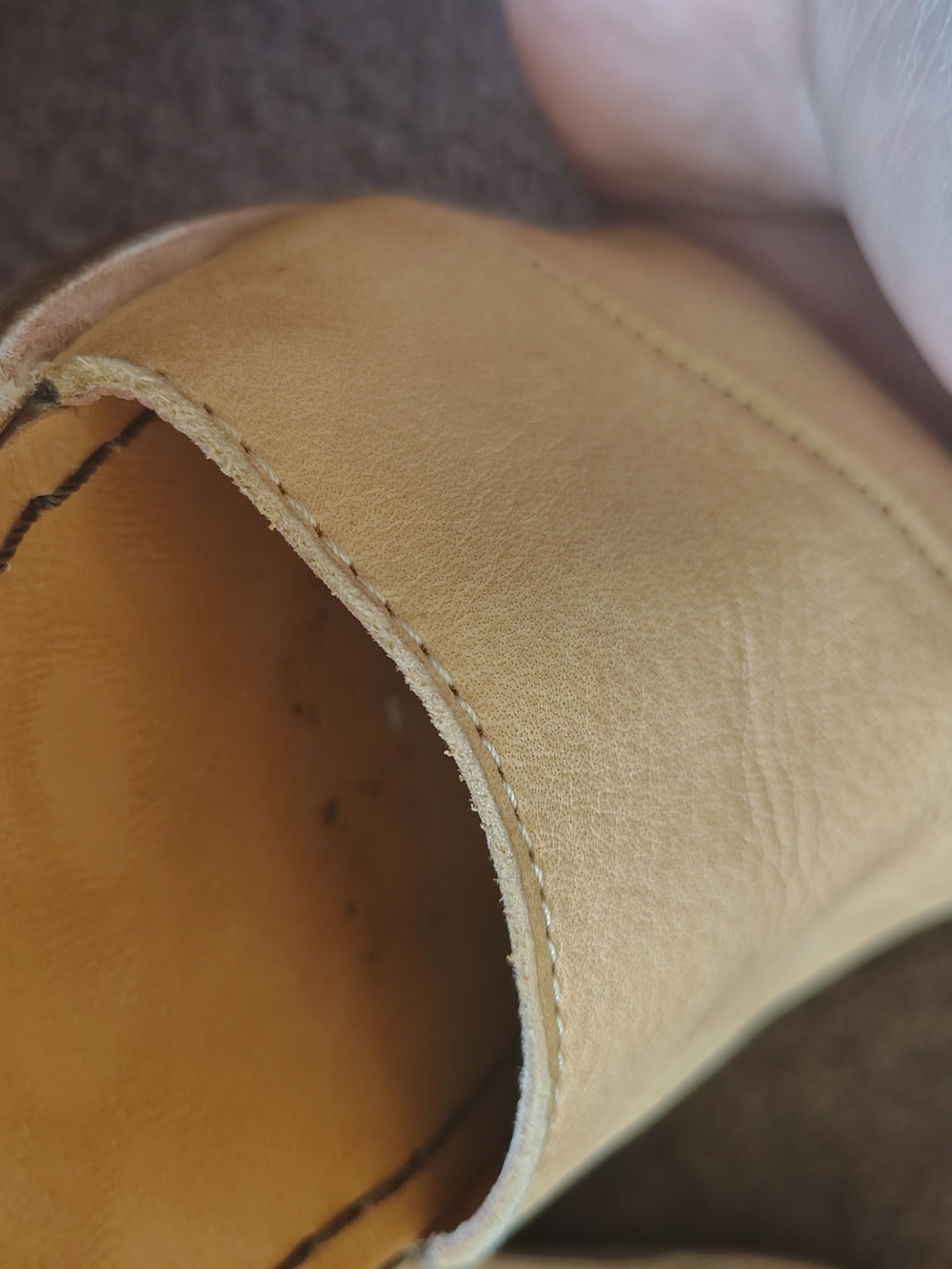 Free People Mont Blanc Assymetrical Sandals, Beige Soft Leather, Sz 38 - Picture 9 of 12